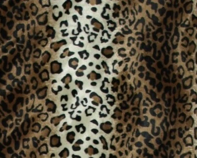 Faux Fur Animal Print Futon Cover Slip Cover Full - Image 1 of 4