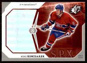 2003-04 SPx Mike Komisarek Montreal Canadiens #52