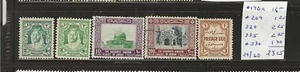 JORDAN...Sc #170a/335 & J30...Mint & Used...5 Different...SCV $23.15 - Picture 1 of 1