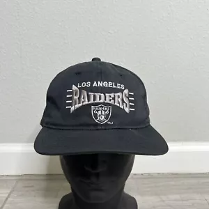 Los Angeles Raiders Youngan Split Bar Style Snapback Hat Vintage Team NFL OSFA - Picture 1 of 11