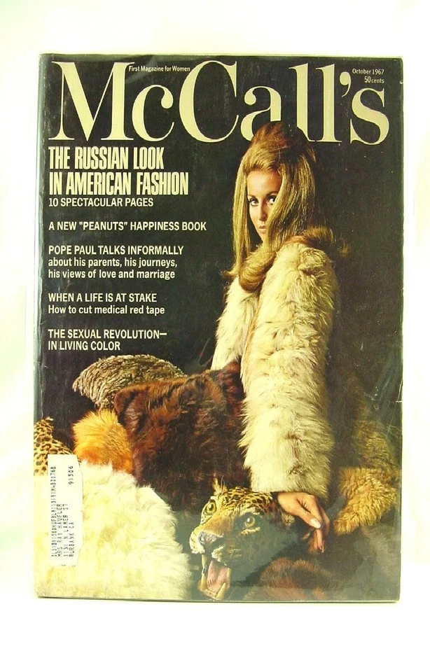 McCall's  October 1967 Russian look in American Fashion - Image 1 of 1