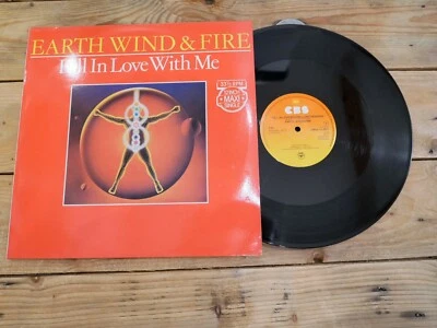 EARTH WIND AND FIRE FALL IN LOVE WITH ME NO LP MAXI 45T VINYLE EX COVE EX ORI 83 - Photo 1/4