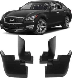 Genuine OE Set Splash Guards Mud Flaps For 2011-2019 Infiniti M37 M35H Q70 Q70L - Picture 1 of 8