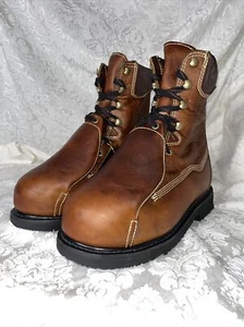 NEW Hytest K04065 Safety Heat Work Boot Mens 8W Ext Metatarsal Guard 10" K04065 - Picture 1 of 14
