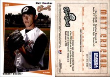 Matt Crocker 2010 Grandstand Casper Ghosts #NNO Card *AutographDen*