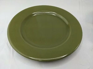 Plato de cena verde bohemio Pier 1 Ironstone 10,25 pulgadas - Imagen 1 de 4