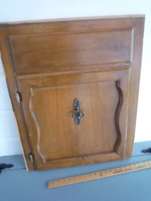 Armario armario arce macizo vintage panel cajón puerta con herrajes 26,5" x 21" Foto 1 de 4