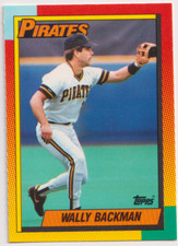 1990 Topps Traded #5T Wally Backman Pittsburgh Pirates