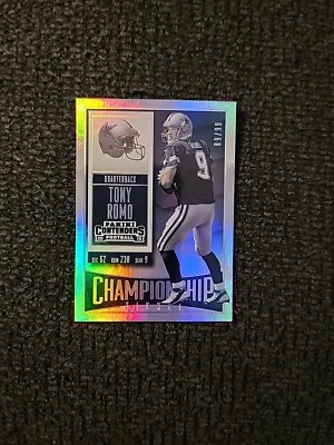 2015 Contenders Football Tony Romo Championship Ticket 89/99 - SD0722 - Image 1 of 2