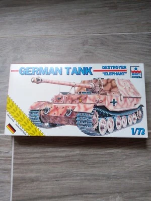 "German Tank Destroyer Elephant" kit modellismo ESCI 1:72 da collezione NUOVO !! - Immagine 1 di 2
