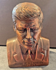 Vintage Banthrico John F Kennedy Copper Tone Bank 1st National Nebraska--2097.23