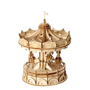 Rolife Merry-Go-Round Wooden Model Kit - Picture 1 of 5