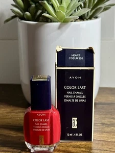 Vintage Avon Nail Polish HEART COEUR 320 Color Last Nail Enamel .4floz MBDs - Picture 1 of 1