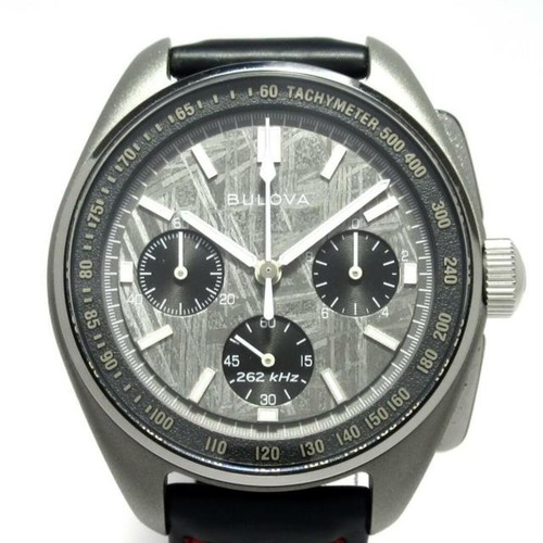 Bulova Watches Archive Series Luna Pilot Chronograph Meteorite 96A312