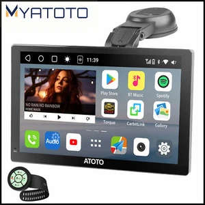 ATOTO P9 9Inch QLED Portable Car Stereo 2+32GB Wireless CarPlay & Android Auto - Picture 1 of 8