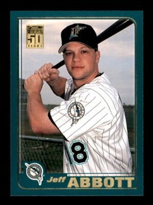 2001 Baseball Topps Jeff Abbott Florida Marlins #413