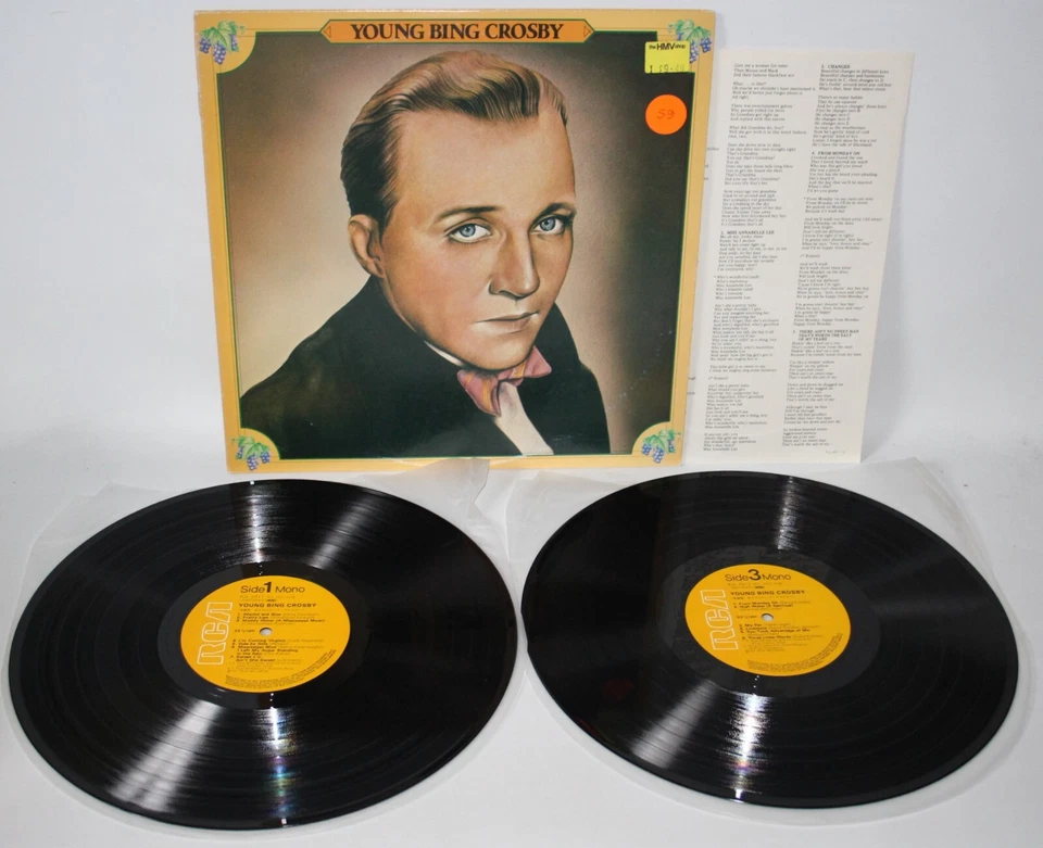 Young Bing Crosby - 1981 Japan Vinyl Double LP - RCA RJL-2011-12 - NM - Image 1 of 4