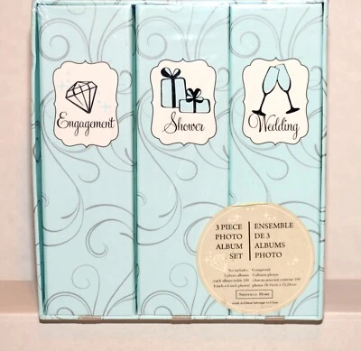 Sheffield Home — набор из 3 фотоальбомов — альбомы для помолвки, душа и свадьбы — - Изображение 1 из 4