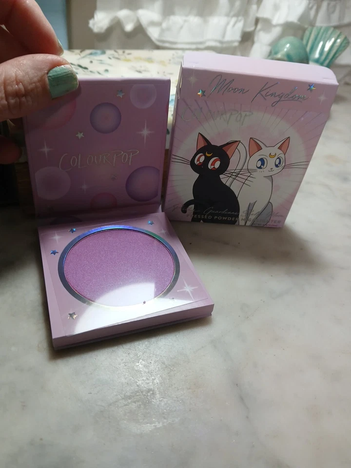 ColourPop X Sailor Moon Moon Kingdom Pressed Powder Highlighter Luna - Image 1 of 1