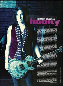 Guns N' Roses Gilby Clarke 1994 Pfandhaus Gitarren Pin-Up Artikel Foto - Bild 1 von 3