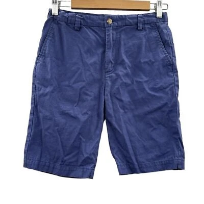 Vineyard Vines Boys Summer Twill Breaker Blue Adjustable Waist Shorts Size 14 - Image 1 of 4