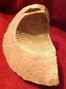 Fantastic Natural Formation Rock Crescent Stone Yard Art- Aquarium Display 18-LB - Foto 1 di 12