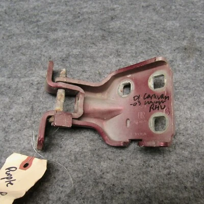 2001-2003 Dodge Caravan Voyager RH Front Upper Door Hinge Purple 85574F OEM U522 - Image 1 of 3