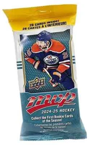 2024-25 Upper Deck MVP Hockey 28 Card Jumbo Value Pack - Sealed Fat Pack - Picture 1 of 1