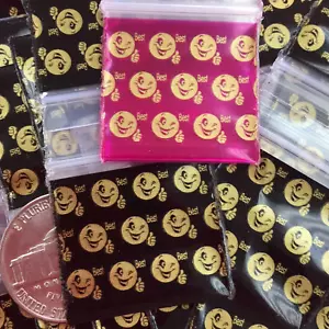 BaggiesSince1987 - 1010 MINI ZIP SEAL DESIGN BAGS "BEST" MIX 100PCS, 👀Details🔽 - Picture 1 of 24