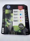 New Sealed Genuine Hp 564Xl Ch603bn Combo Pack #4 Ink Cartridges Jan 2015