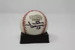 JOHNNY DAMON SIGNED AUTOGRAPH OFFICIAL MAJOR LEAGUE BASEBALL 04 WORLD SERIES PSA - Bild 1 von 1