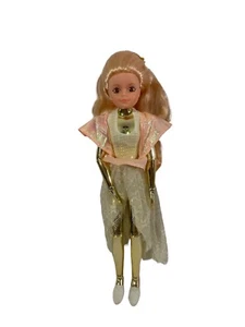VINTAGE 1987 AURORA GOLD BODY HAIR POSEABLE FASHION DOLL TONKA VERY GOOD - Picture 1 of 4