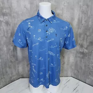 William Murray L Jamaican Me Drink blau Polo Golf Shirt Neuheit Halfmoon Bay - Bild 1 von 10