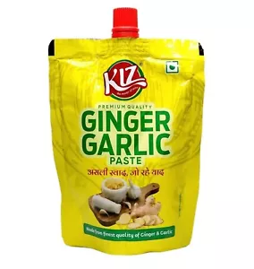 Pasta de bolsa de compresión resellable 7 OZ (200 g) Selecciona: jengibre, ajo, ajo de jengibre - Imagen 1 de 9