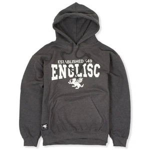 INGLATERRA SUDADERA CON CAPUCHA "INGLÉS" Y LOGOTIPO DE DRAGÓN BLANCO DE SENLAK - Inglaterra, anglosajón - Imagen 1 de 2