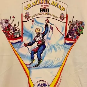 Vintage Grateful Dead US Ski Team Winter Tour 1994 95 T-Shirt Herren Large Rare - Bild 1 von 24