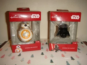 Hallmark Darth Vader & BB8 Star Wars Ornamente - Bild 1 von 7