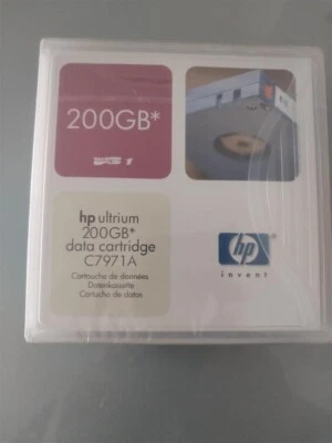 HP C7971A LTO1 ULTRIUM 200GB Data Cartridge  Nuova Sigillata - Immagine 1 di 2
