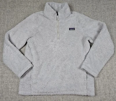 Пуловер для девочек Patagonia XL серый флисовый на молнии с глубоким ворсом ретро уютный уличный - Изображение 1 из 4