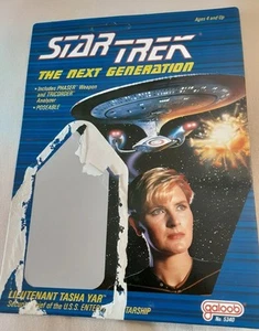 Star Trek: The Next Generation Figure 1988 Galoob Tasha Yar cardback File Card - Picture 1 of 4