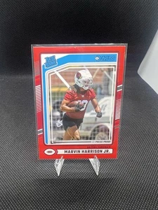 MARVIN HARRISON JR 2024 DONRUSS RATED ROOKIE RED PRESS PROOF RC COLOR MATCH - Picture 1 of 2