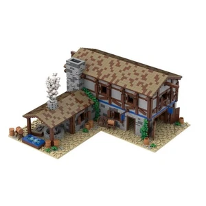 Medieval Research Building with Detailed Interior from Video Game 3973 Pieces - Picture 1 of 5