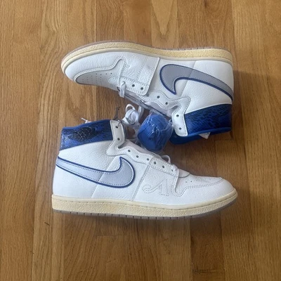 Jordan Air Ship PE SP/ Awake NY- Game Royal/Sail/Black- Platinum Mens 12.5 New - Image 1 of 4