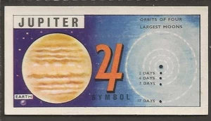 BROOKE BOND (TEA)-OUT INTO SPACE 1956 (ISSUED WITH)-#15- JUPITER  - Picture 1 of 2