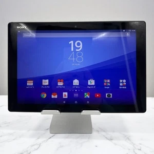 SONY XPERIA Z4 Tablet SOT31 32GB Android 10.1 inch Black Locked Tested - Picture 1 of 5