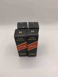 4x ALOE VERA LIPSTICK BY L’PAIGE - #24 SALMON - Picture 1 of 5