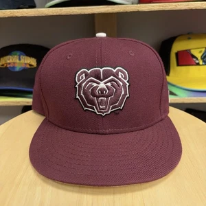 Sombrero de lana New Era Montana Grizzlies - Borgoña - Gorra Snapback - NCAA - LIMPIO - Imagen 1 de 7