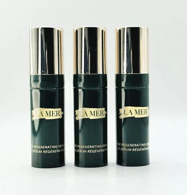 3 LA MER The Regenerating Serum Travel Size .17 oz / 5 mL EACH  NEW WITHOUT BOX - Image 1 of 2