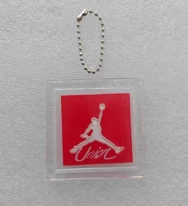 Vintage Nike Air Jordan Keychain Retro Jumpman Michael Jordan Square Logo - Picture 1 of 1
