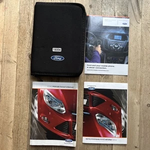 08-13 FORD FOCUS OWNERS HANDBOOK MANUAL & WALLET 2011 Ref18004 - Picture 1 of 23